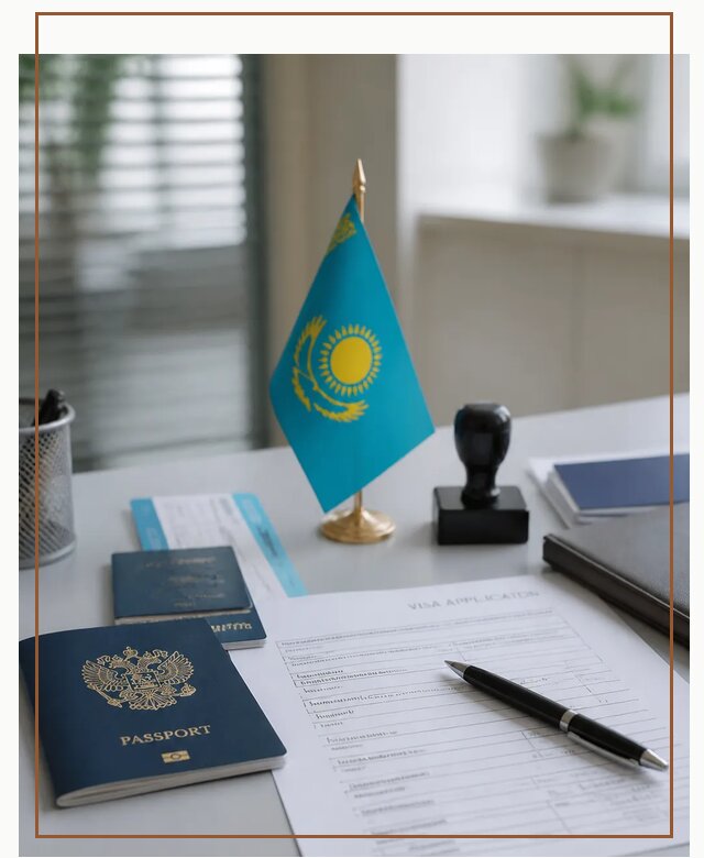 Оформление визы в Казахстан для поездки и работы в Гае